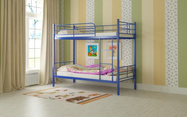 Кровать Емма - синий (2)