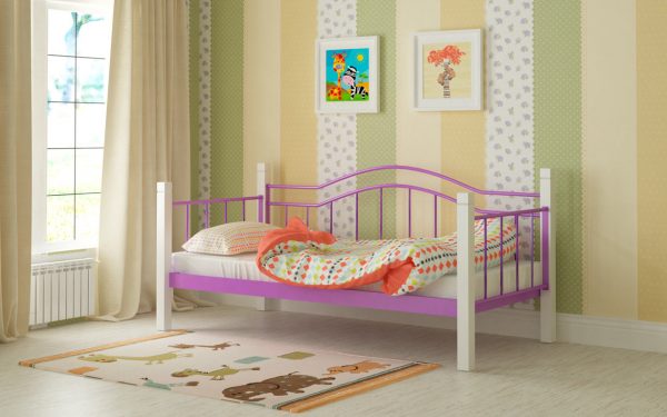 Кровать Алонзо - фиолетовый