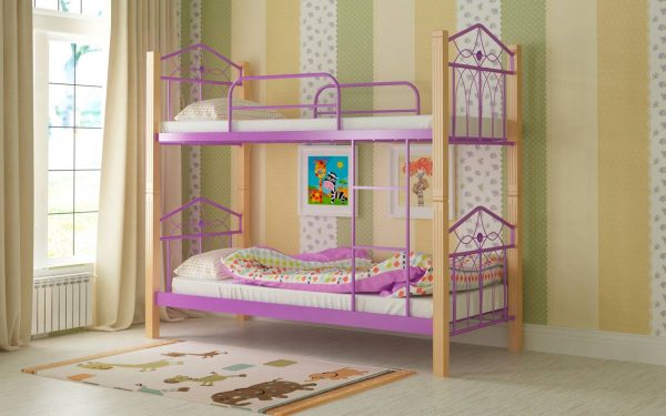 Кровать Тиара - фиолетовый