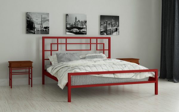 Кровать Лейла - красный